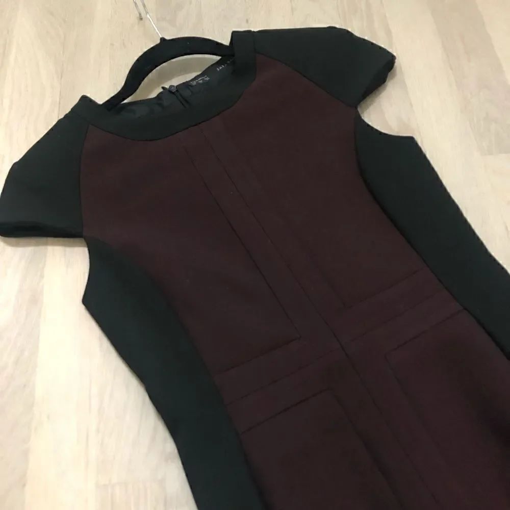 Zara Colorblock Mini Dress - Picture 2 of 11